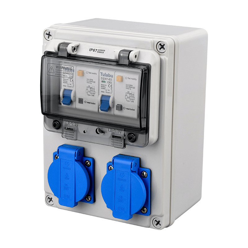 TSABS-01 Wall-Mounted Industrial Socket Box - 图片 2