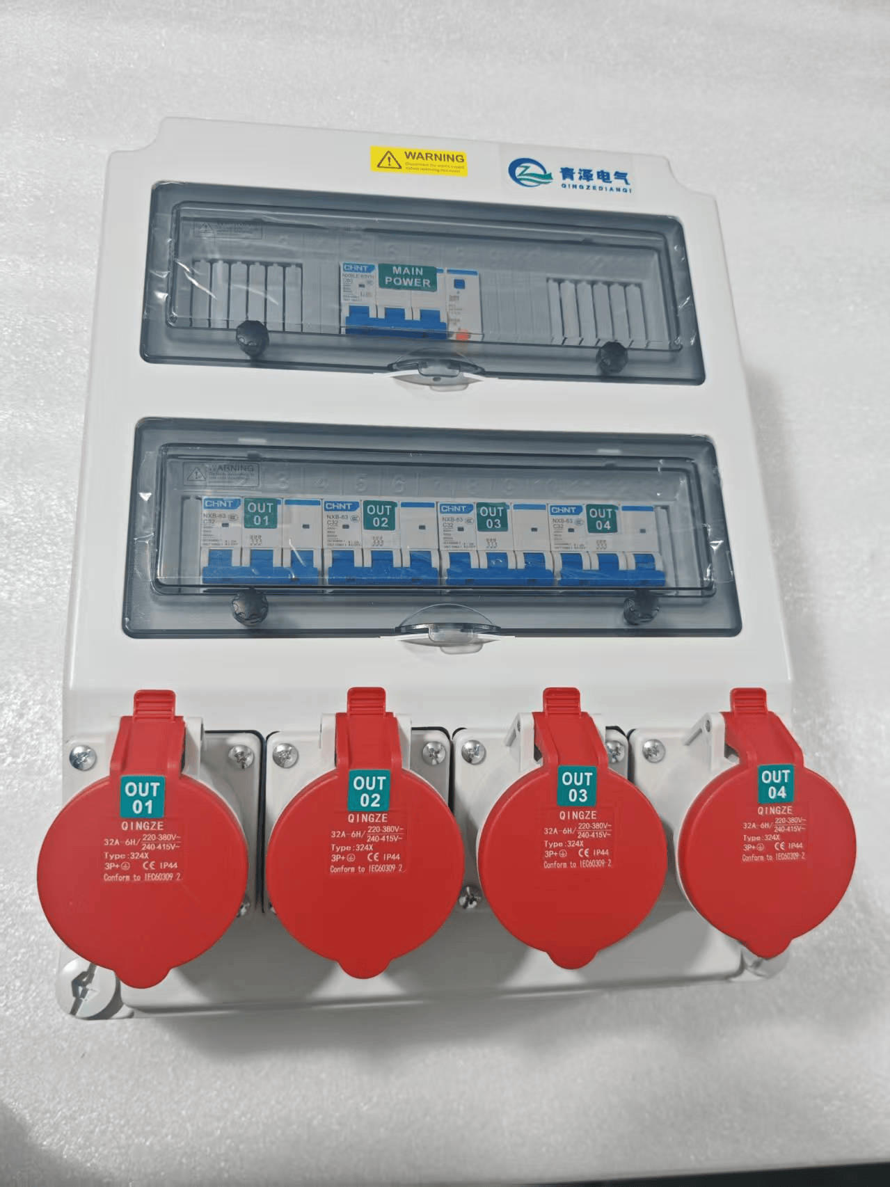 TSABS-01 Wall-Mounted Industrial Socket Box - 图片 4
